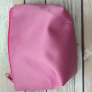 Pink makeup bag